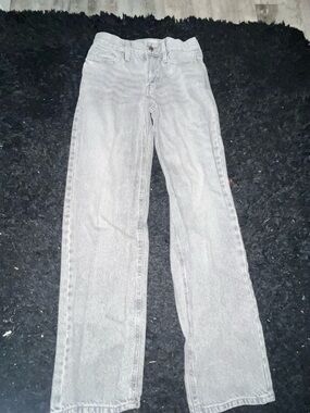 PacSun Straight Leg High-Rise Jeans - acid wash